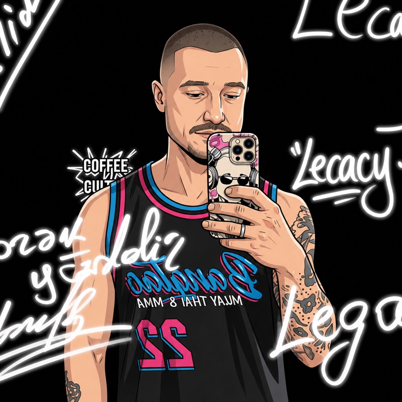 Sergey Sheleg — illustrated portrait